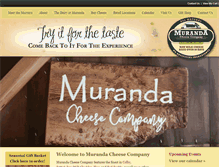 Tablet Screenshot of murandacheese.com